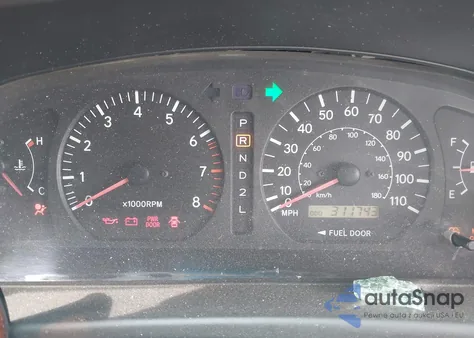 2000 Toyota Sienna Le z USA, uszkodzony, nr VIN 4T3ZF13C9YU254654